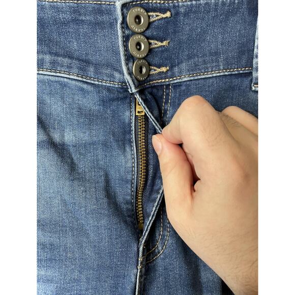 Torrid Crop Jegging Womens 24 Super Soft Denim Stretch High Rise Jeans Pants - Picture 2 of 14